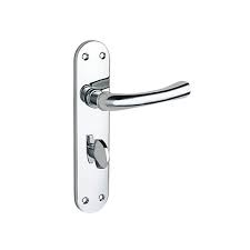 Grab bars are practical and durable assistive products, which are ideal for the elderly and disabled, providing confidence and stability for the user. Wickes Gianni Bathroom Door Handle Polished Chrome 1 Pair Wickes Co Uk