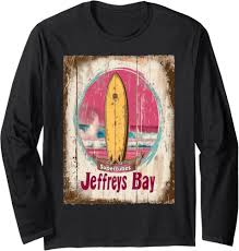 Supertubes Jeffreys Bay South Africa Surf Beach Souvenir Long Sleeve T-Shirt