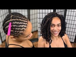 Natural Looking Twist Must Try Https Blackhairinformation Com Video Gallery Natural Looking Twis Hair Braid Patterns Hair Patterns Cornrows With Box Braids