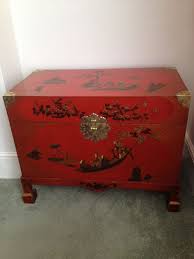 Buy trunk coffee table and get the best deals at the lowest prices on ebay! Red Laquer Chinese Style Chinoiserie Storage Trunk Coffee Table 185522 Sellingantiques Co Uk