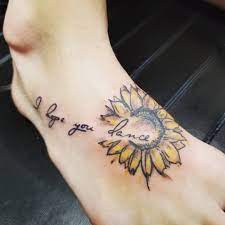 Sunflower Foot Tattoo Sunflower Tattoo Shoulder Sunflower Foot Tattoos Sunflower Foot Tattoo