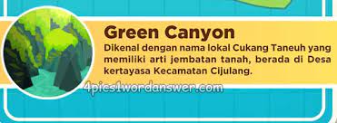Jawaban tts santai level 11. Jawaban Teka Teki Santai Green Canyon Level 11 4 Pics 1 Word Daily Puzzle Answers