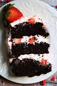 Dark Chocolate Covered Strawberry Layer Cake Joanne Eats Well With Others Recipe Strawberry Layer Cakes Chocolate Covered Strawberries Cake
