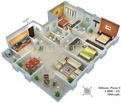 Maka berasal dari itu, sebelum membangunnya, kamu kudu perencaan yang. 30 Denah Rumah Minimalis 3 Kamar Tidur Desain 1 Lantai