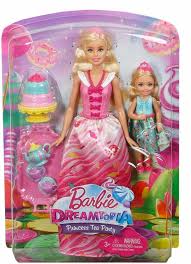 Barbie Dreamtopia Sweetville Princess Tea Party Playset 2 Doll Giftset Mattel Dollswithclothi New Barbie Dolls Beautiful Barbie Dolls Barbie Birthday Party
