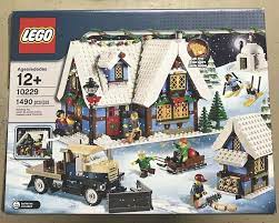 Lego Creator Winter Village Cottage 10229 100 Complete W Instructions And Box Lego Christmas Village Lego Winter Village Lego Winter