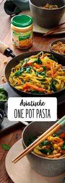 Asia One Pot Pasta Mit Kichererbsen Rezept Rezept Pot Pasta Rezepte Vegetarisch Kochen