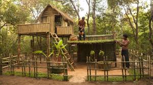 #survivalbuilders i do hope you really enjoy the videos and please subscr. Build The Most Beautiful Green Garden Around The Greatness Bamboo House Youtube