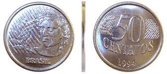 Colónia portuguesa de angola de 1928, bela, veja as fotos. Moeda De 50 Centavos Do Real Valores E Quantidades De Cada Ano