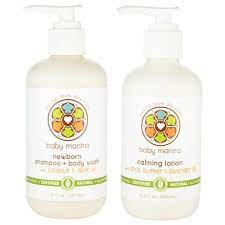 Baby Mantra Newborn Baby Bath Shampoo And Body Wash Plus Calming Lotion Combination Set Baby Lotion Calming Lotion Baby Gift Sets