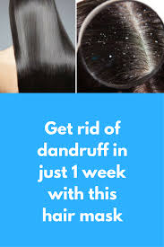 Get Rid Of Dandruff In Just 1 Week With This Hair Mask Dandruff Is A Very Common Problem It Occurs Ei Getting Rid Of Dandruff Hair Mask For Dandruff Hair Mask