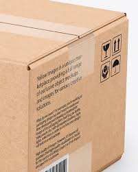 Download Kraft Box Mockup In Box Mockups On Yellow Images Object Mockups