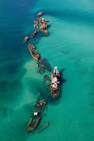 Aerial Of Tangalooma Wrecks Abandoned Places Places Around The World Abandoned