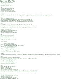 Cảm âm lời xin lỗi vụng về là bản cảm âm một bài hát hot của quân a.p một ca sĩ có nhiều bản nhạc hit trong làng nhạc trẻ. Lá»i Bai Hat Bai Há»c Ä'áº§u Tien Ly VÅ© Duy PhÆ°Æ¡ng