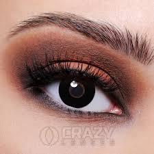 Image result for black sclera contacts