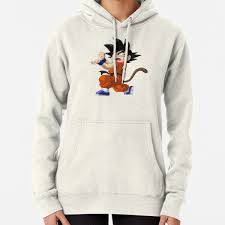 She wears an orange vest with golden yellow upper linings with a lavender hoodie and a white short sleeve undershirt, pale blue denim long skirt. Dragon Ball Z Sweatshirts Hoodies Redbubble