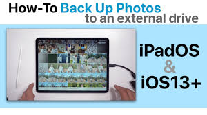 How To Backup Your Iphone Or Ipad Photos To An External Drive With Ios 13 And Ipados Youtube