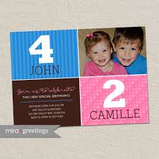 Joint Birthday Party Invitation Wording For Adults Double Birthday Party Invitation Sibling Birthday Or Joint Party Invite Dual Birthday Par Sibling Birthday Parties Party Invite Template Fun Birthday Party