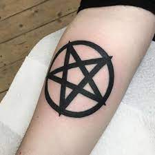 101 Amazing Pentagram Tattoo Ideas That Will Blow Your Mind! | Pentagram tattoo, Pagan tattoo, Satanic tattoos