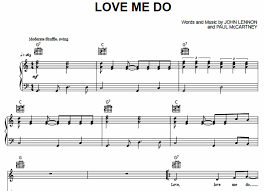 Well, there's some good news: The Beatles Love Me Do Free Sheet Music Pdf For Piano The Piano Notes