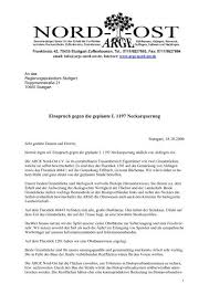 Einwenden kann jeder und jede, ein wohnsitz in üplingen ist keine voraussetzung. Einspruch Gegen Die Geplante L 1197 Arge Nord Ost