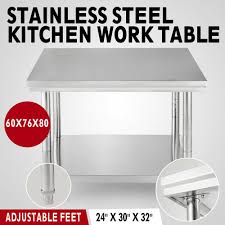 Ebay Sponsored Stainless Steel Work Table 24 X 30 Kitchen Work Bench Tables Kitchen Work Tables Stainless Steel Work Table Stainless Steel Kitchen Table