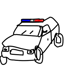Grande collection de pages à colorier de voitures de police. Comment Dessiner Voiture De Police Apprends A Dessiner Grace Aux Joueurs De Letsdrawit