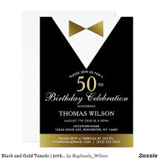 Black And Gold 60th Birthday Invitations Black And Gold Tuxedo 50th Birthday Invitations 60th Birthday Party Invitations 50th Birthday Invitations 50th Birthday Party Invitations
