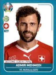 Nationaltrainer vladimir petkovic hatte das trio aus dem … Admir Mehmedi Switzerland Euro 2020 Preview Sticker Sui24