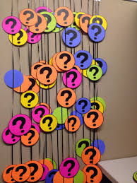 Question Mark Streamers Game Night Decorations Trivia Night Spy Party