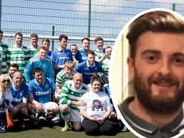 An 'Old Firm' charity game raises over £4000 in memory of road crash victim 