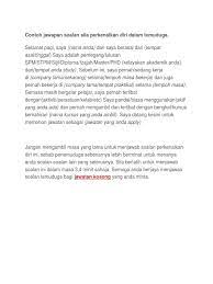 Tips dan cara memperkenalkan semasa temuduga kerja. Contoh Jawapan Soalan Sila Perkenalkan Diri Dalam Temuduga
