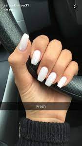 These acrylic nails are short. Sammy Robinson Nails Fall Acrylic Nails Short Acrylic Nails Cute Acrylic Nails