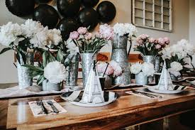 Encourage creative minds with an adjustable table that has storage for all their arts and crafts supplies. Kara S Party Ideas French Market Birthday Party Kara S Party Ideas