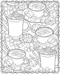 From everyone's favorite junk food menu like hamburger, french fries, pizza, hotdog, and soda to more nutritious ones like roast chicken, fresh fruits and green vegetables, etc. 22 Christmas Coloring Books To Set The Holiday Mood Coloring Books Food Coloring Pages Mandala Coloring Pages