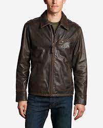 Men S Leather Journeyman Bomber Jacket Jackets Leather Men Bomber Jacket