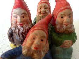 Vintage Made In Japan Gnome Figurines Gnomes Figurines Vintage