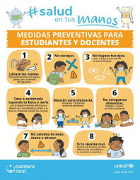 Descarga materiales sobre las medidas de prevención para evitar el contagio del coronavirus en niños y adolescentes. Salud En Tus Manos Unicef