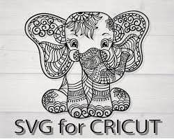 Download Pin By Carrie Wilson On Cricut Mandala Elephant Flower Svg Files Cricut Elephant