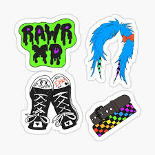 Most scene kids can get their pictures stolen by other people, this is commonly known as being a fake. Scene Kid Stickers Redbubble