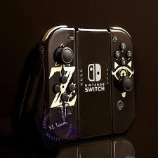Custom The Legend Of Zelda Breath Of The Wild Themed Nintendo Switch Joy Con Joycon Controllers With Grip Consola De Juegos Zelda Video Juego