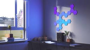 Nanoleaf Homekit Enabled Hexagonal Led Light Panels At Ces 2019