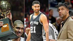 Tim duncan attending spurs training, in full uniform. Nba Star Tim Duncan Vom Schwimmer Zum Besten Spur Aller Zeiten Kicker