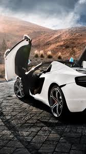 Mclaren Mp4 12c Spider Supercar Back View 750x1334 Iphone 8 7 6 6s Wallpaper Background Picture Image