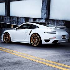 White Car Black And Bronze Wheels Pin On Favorite Vehicles