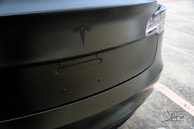 Auto detailing in and near san antonio, tx. 3m Crystalline Window Tint And Vehicle Wrap Transform This Tesla Model 3