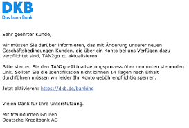 Additionally, an application for an account is possible from abroad. Dkb Informationen Produkte Apps Sicherheit Spam Fake Mails