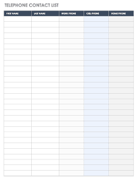 If you keep phone numbers in an excel worksheet, you may need a way to add an area code to the beginning of all of the numbers. Free Contact List Templates Smartsheet
