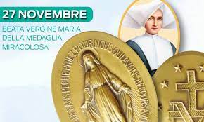 «fa' preparare una medaglia su questo modello. Santo Del Giorno 27 Novembre Beata Vergine Maria Medaglia Miracolosa