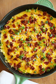 Cheesy Bacon Potato Frittata Recipe Frittata Recipes Fritata Recipe Potato Frittata